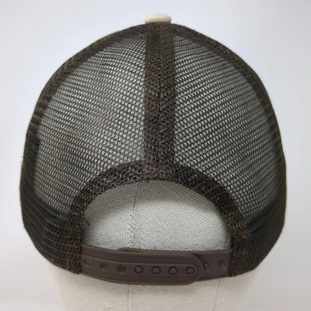 Westrek 5 Panel Beige One Size Mesh Snapback Elk Horse Hunting Pack Out Hat